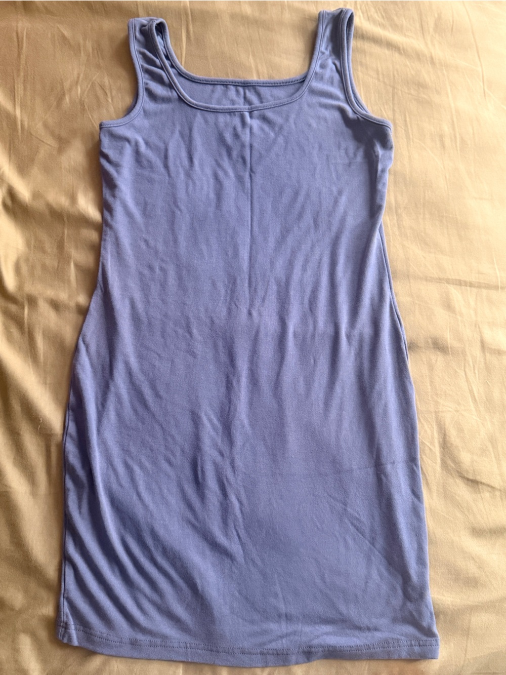 Lavender Scoop Neck Tank Mini Dress - Women